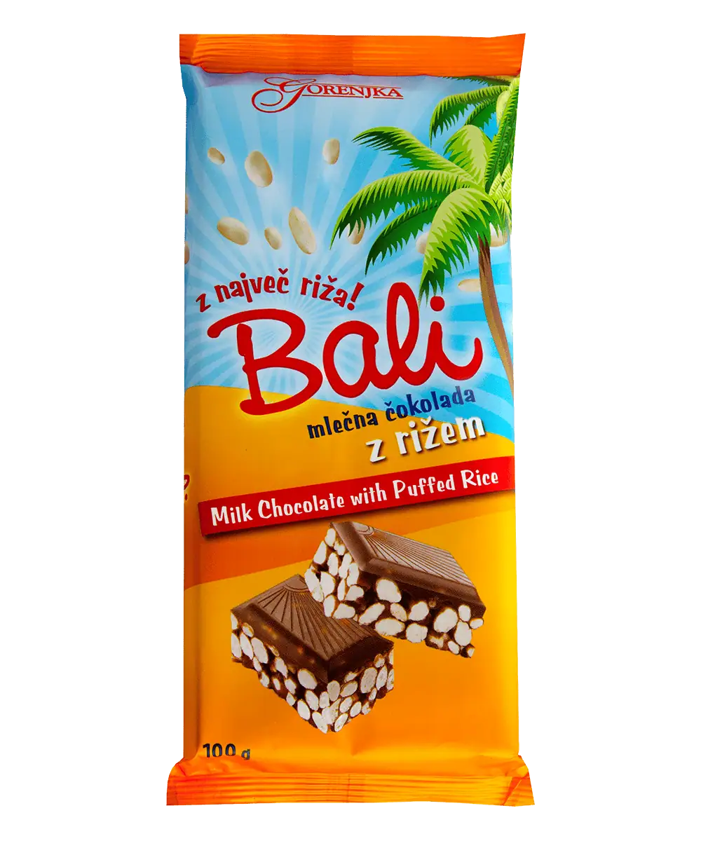 Gorenjka Bali mlečna 100 g