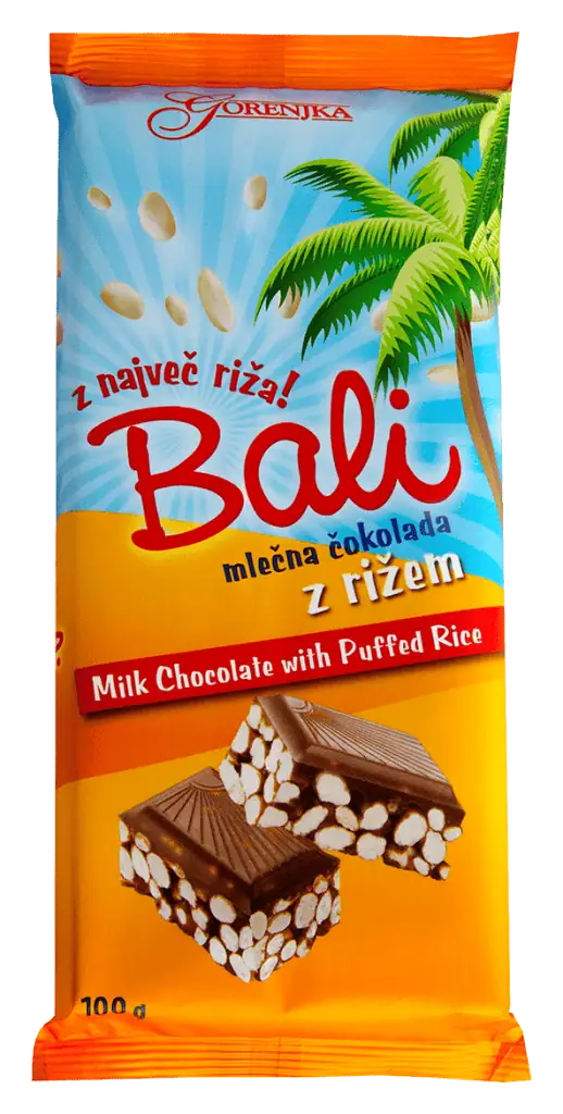 Gorenjka Bali mlečna 100 g
