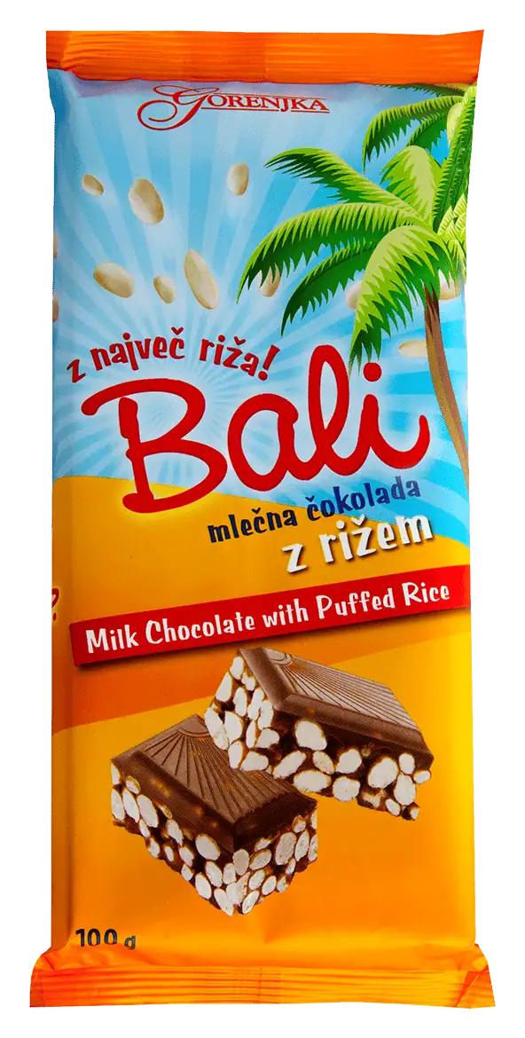 Gorenjka Bali mlečna 100 g
