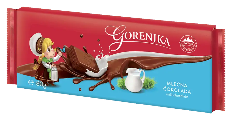 Gorenjka Mlečna čokolada 80 g