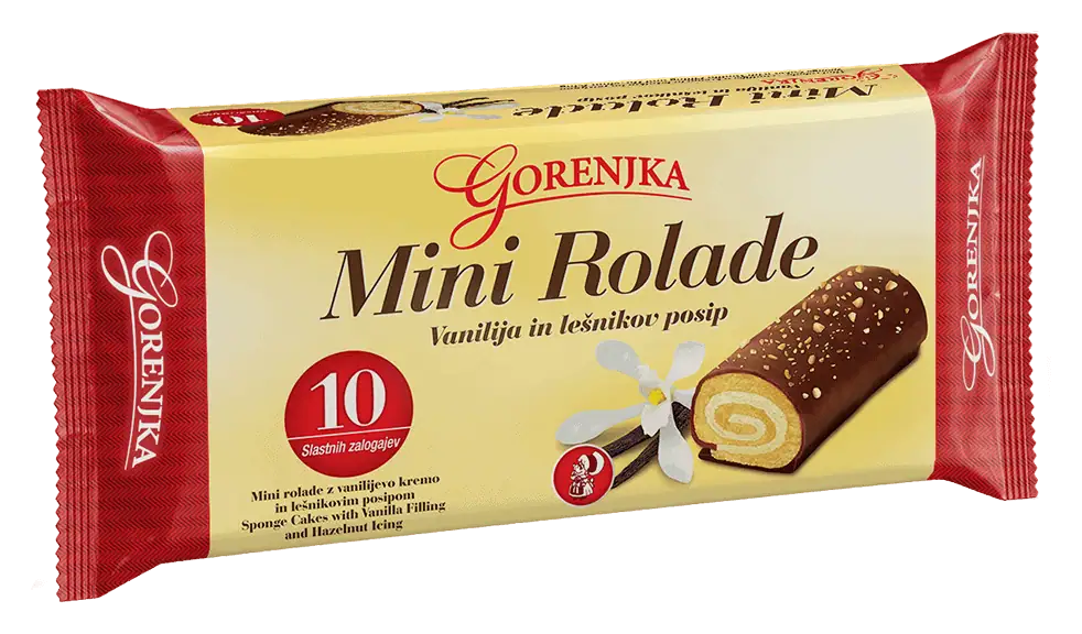Gorenjka Mini rolada vanilija s posipom 290 g